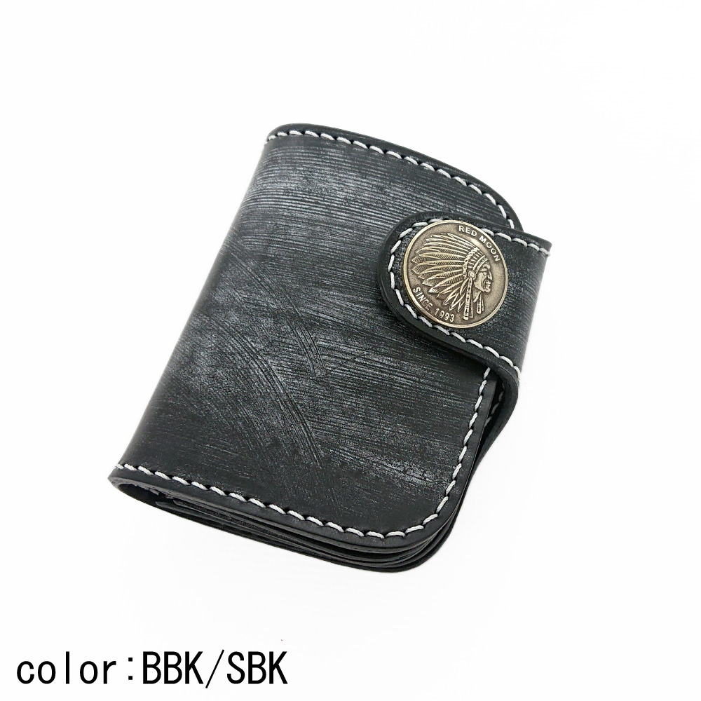 REDMOON（レッドムーン） 財布 ブライドルレザー 手縫い 二つ折り