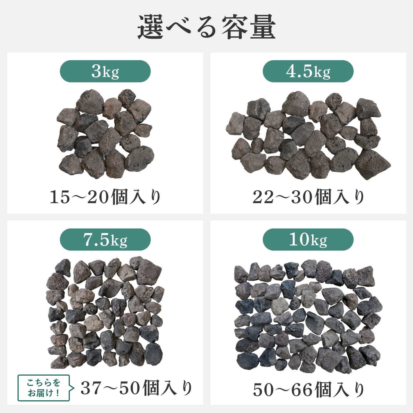 置くだけで完成水槽 【溶岩石40-80mm 黒 7.5kg アクアリウムレイアウト