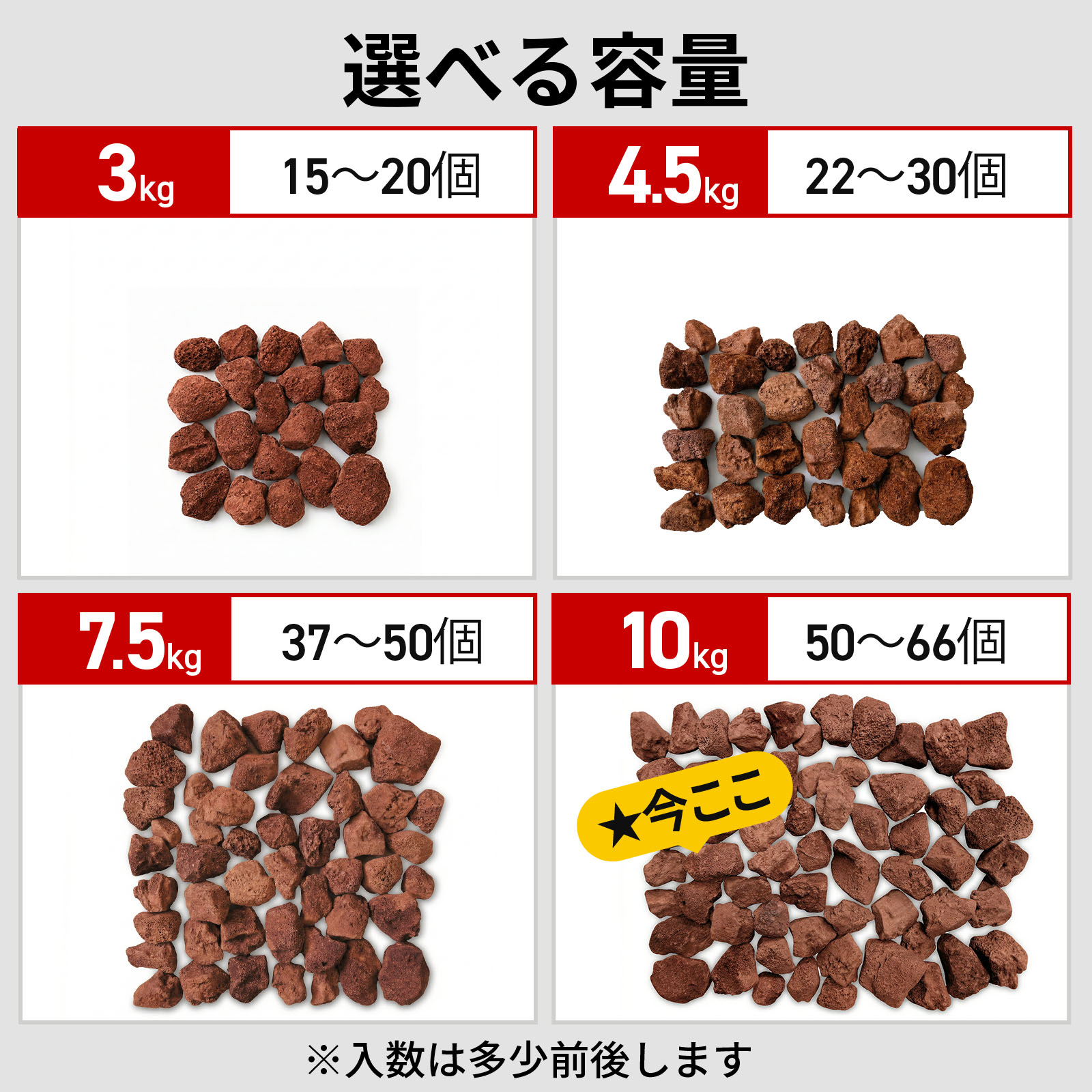 主役構図が一発完成【溶岩石40-80mm 赤 10kg】アクアリウムレイアウト