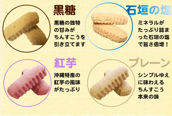 大人気ちんすこう　紅芋