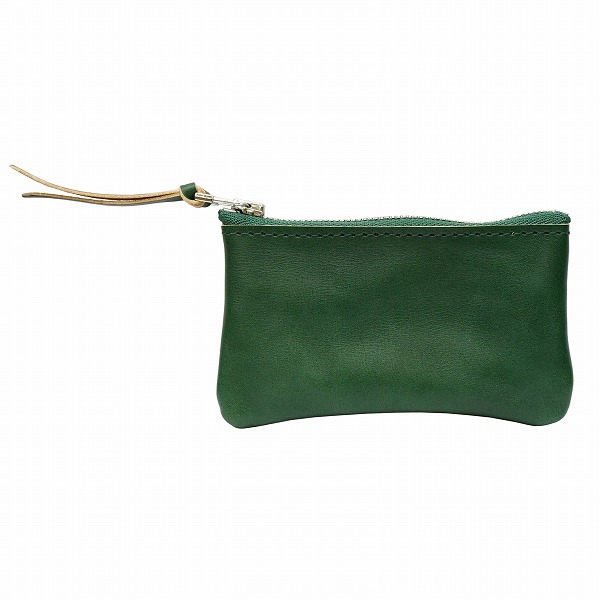 名入れ 刻印付き レトロな雰囲気のジッパーヌメ革コインケース キーケース カードケース リモコンキー コンパクト ギフト |  | 02