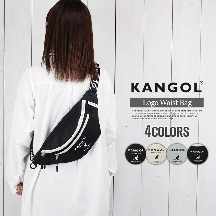 KANGOL ロゴ ボディーバッグ ウエストポーチ ボディバッグ
