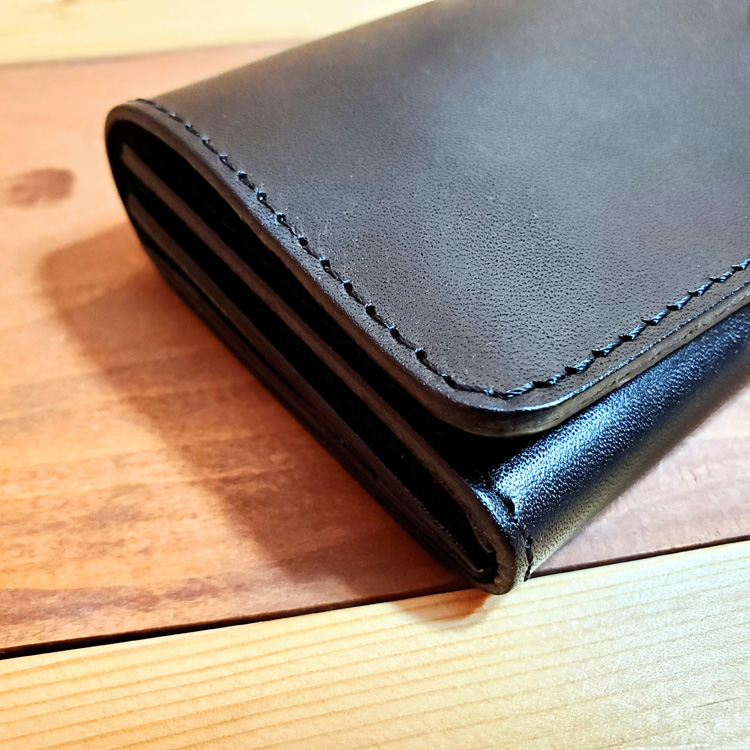 日本製 栃木レザー 財布 ファイブ USAスタッズ ウォレット 2
