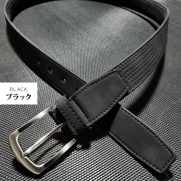 パンチング加工 ゴルフベルト ウエスト最大105cm 汗 ムレ 軽減 ゴルフ