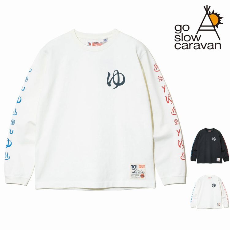 go slow caravan 長袖 Tシャツ ゆ 銭湯 温泉 銭湯服 超