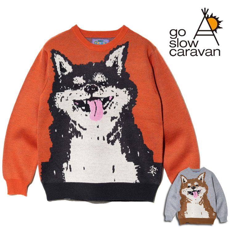 go slow caravan（ゴースローキャラバン） 笑う柴犬 IMPACT ジャガード