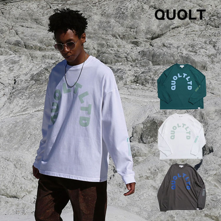 quolt（クオルト） プリント 長袖Tシャツ ビッグサイズ Tシャツ