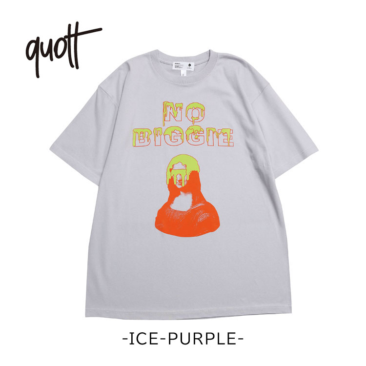 quolt（クオルト） 半袖Tシャツ DRIP プリント 半袖 Tシャツ クルー