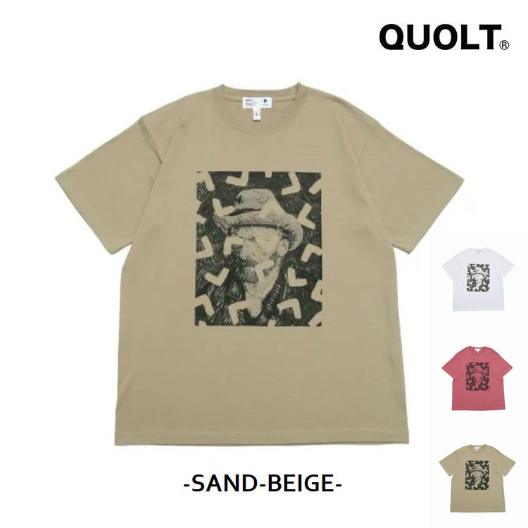 QUOLT 半袖Tシャツ ゴッホ プリント Tシャツ  【GOGH TEE】 【クオルト】 ユニセッ...