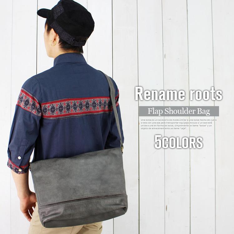 ショルダーバッグ PUレザー ビジネスバッグ フラップ 斜めがけ メンズ