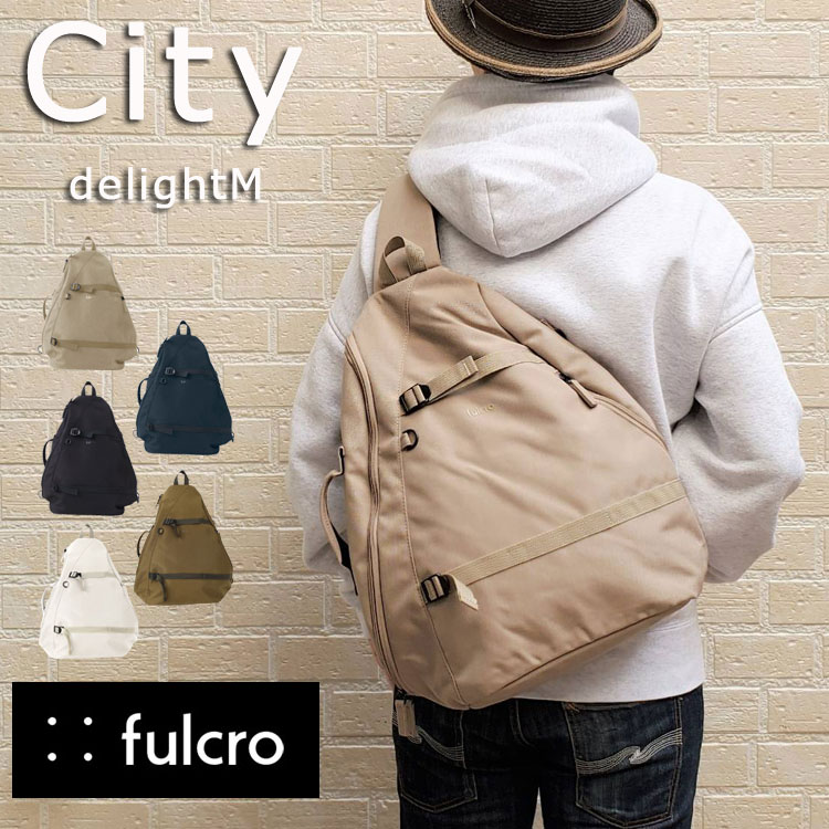 fulcro 三角シェイプ クロス ボディバッグ City delight M 斜めがけ fulcro 三角シェイプ クロス ボディバッグ City delight M 斜めがけ