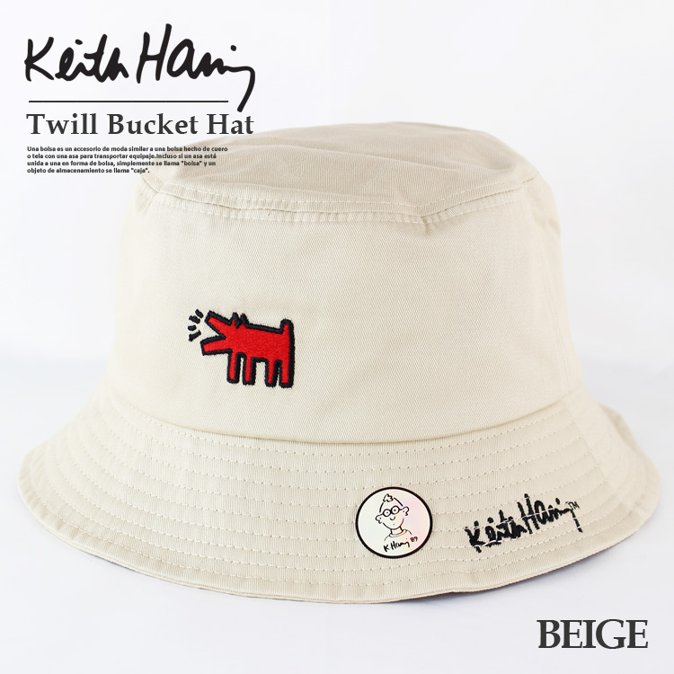 キースヘリング バケットハット Keith Haring BUCKET HAT ロゴ