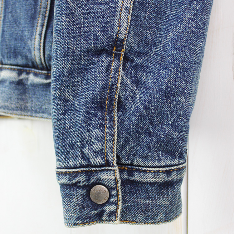Nudie Jeans co デニム　ボアジャケット Nudie Jeans NudieJeans デニムジャケット BONNY Blue Shine
