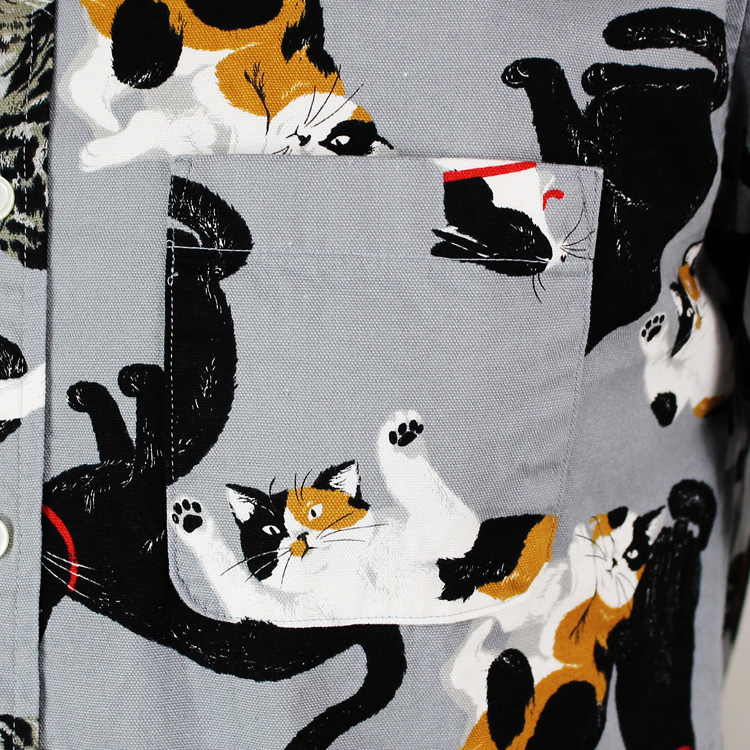 GANNI ガニー 長袖 Tシャツ Light Jersey Cat TV Long Sleeve T