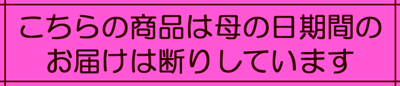 母の日期間おことわり
