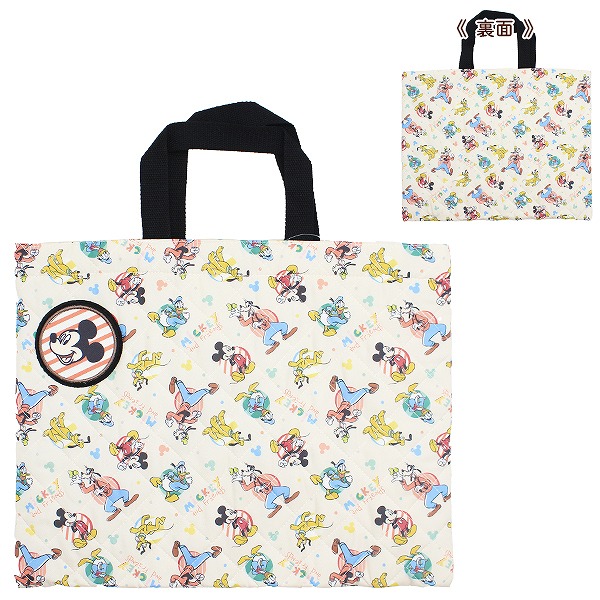 MARLMARL レッスンバッグ　ミッキーマウス キルティング　sizeＬ ディズニー ミッキー マウス Disney Mickey キルティング レッスン