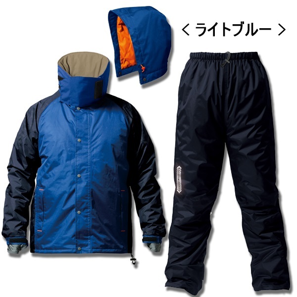Makku マック 防水防寒ウェア AS-3110 サーモセイバー 防水防寒スーツ2 レインウェア レインコート 合羽 上下セット  男性 女性　送料無料 |  | 04