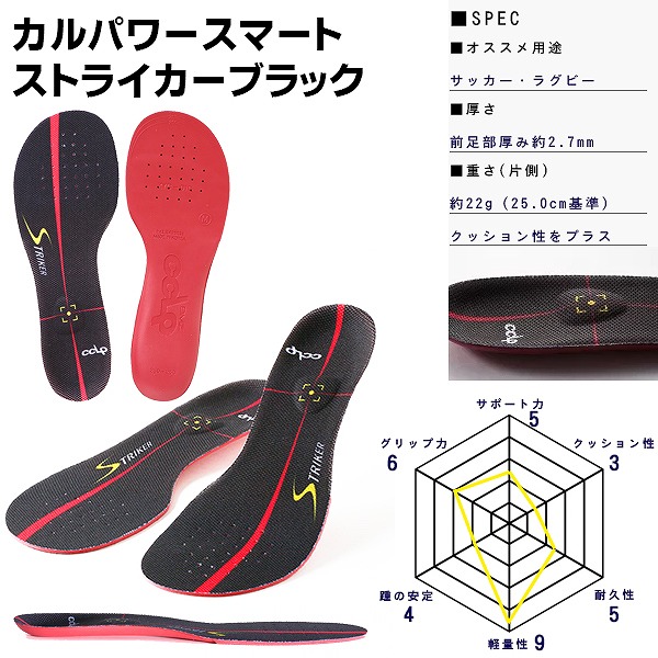 BMZ ビーエムゼット インソール カルパワー スマート ストライカー 中