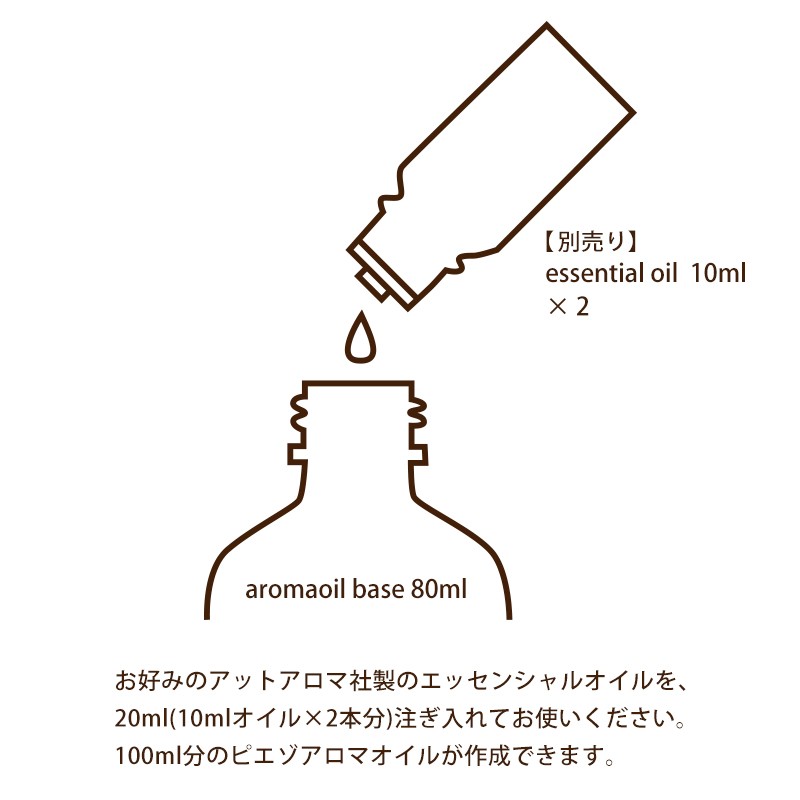 ピエゾディフューザー専用アロマオイル