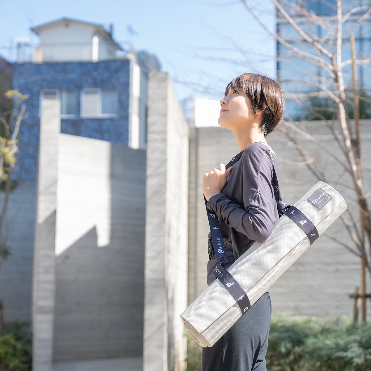 スリア suria ヨガマットベルト マットベルト キャリーロープ キャリーストラップ 持ち運び