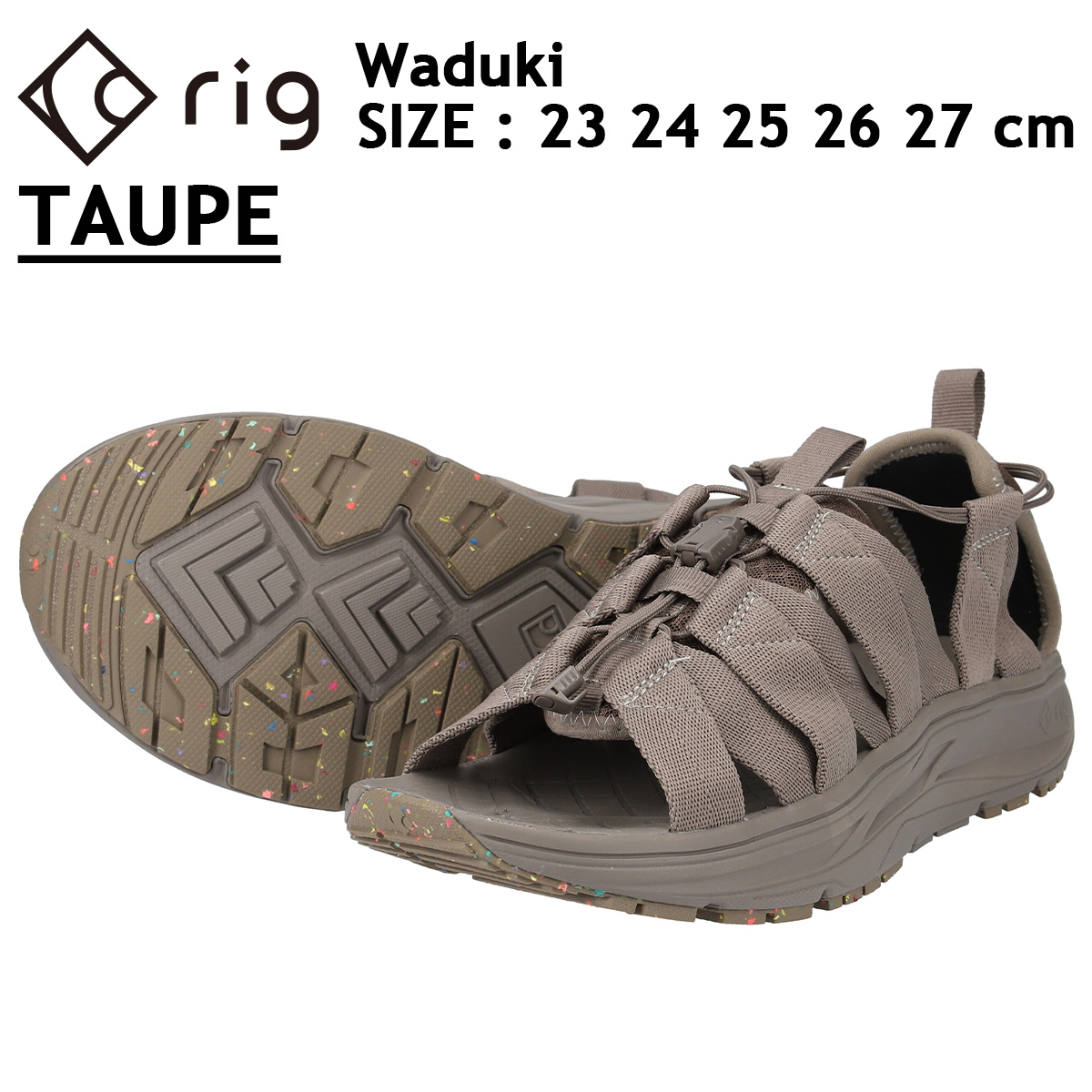 リグ サンダル ワドゥキ Waduki RG0028 リカバリーシューズ 2026SS 春夏 ビーチサンダル スポーツサンダル アウトドア 歩きやすい 正規品 送料無料_2
