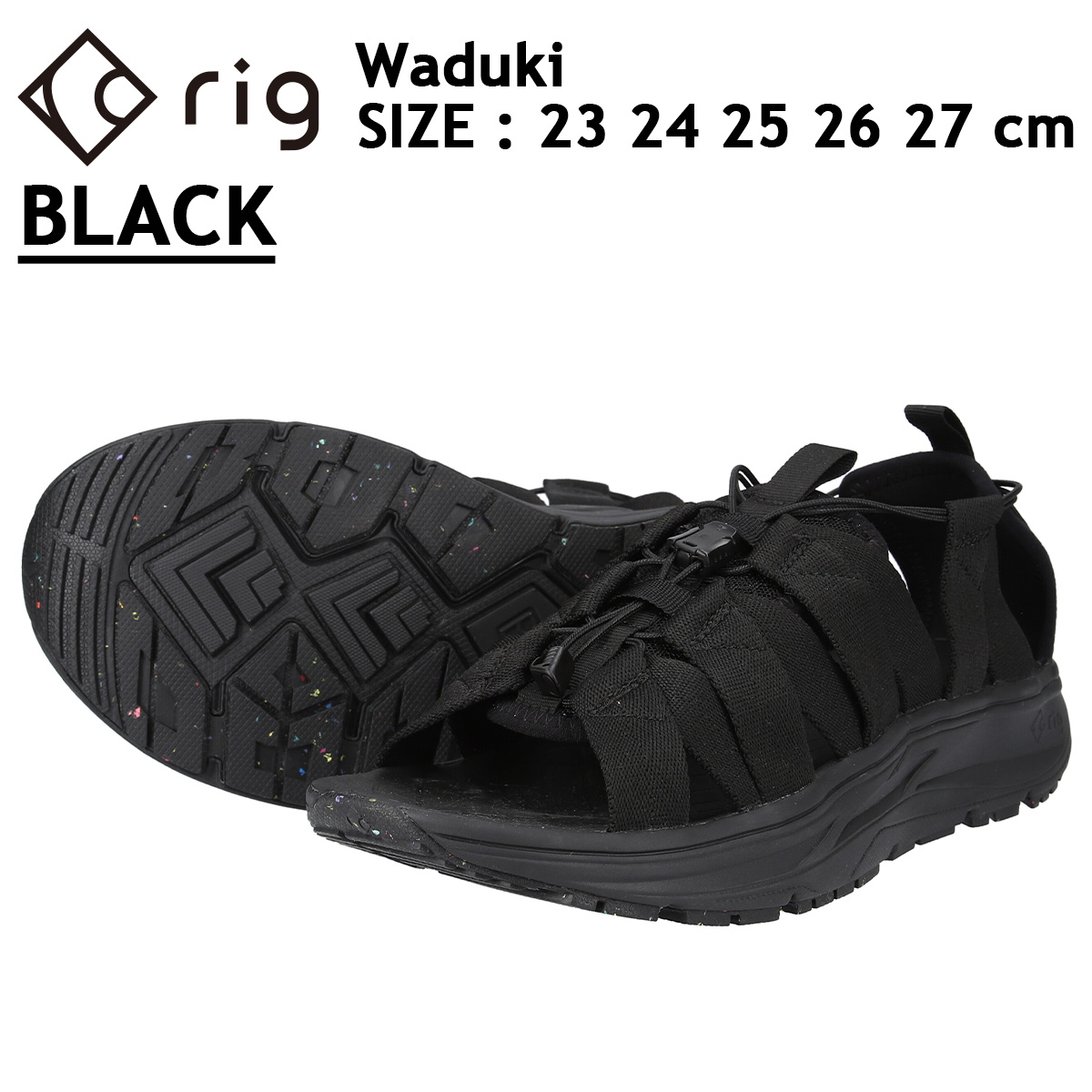 リグ サンダル ワドゥキ Waduki RG0028 リカバリーシューズ 2026SS 春夏 ビーチサンダル スポーツサンダル アウトドア 歩きやすい 正規品 送料無料_1