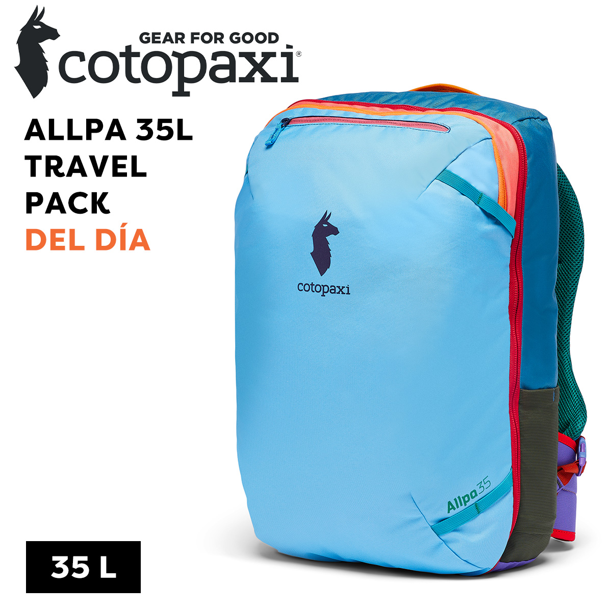 COTOPAXI コトパクシ ALLPA 35L TRAVEL PACK DEL DIA アルパ トラベル 