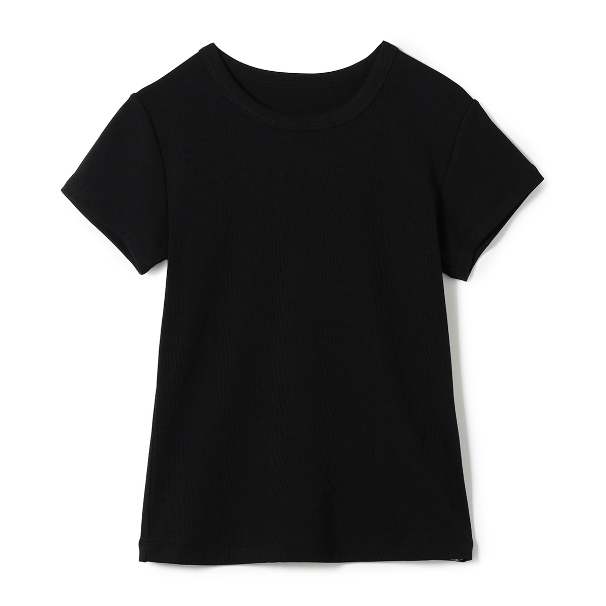 チャコット リブ５分袖Ｔシャツ Ｍ　黒 ヨガ ピラティス ウェア 新品未使用 Chacott BALANCE チャコット ヨガウェア トップス ソフトリブTシャツ