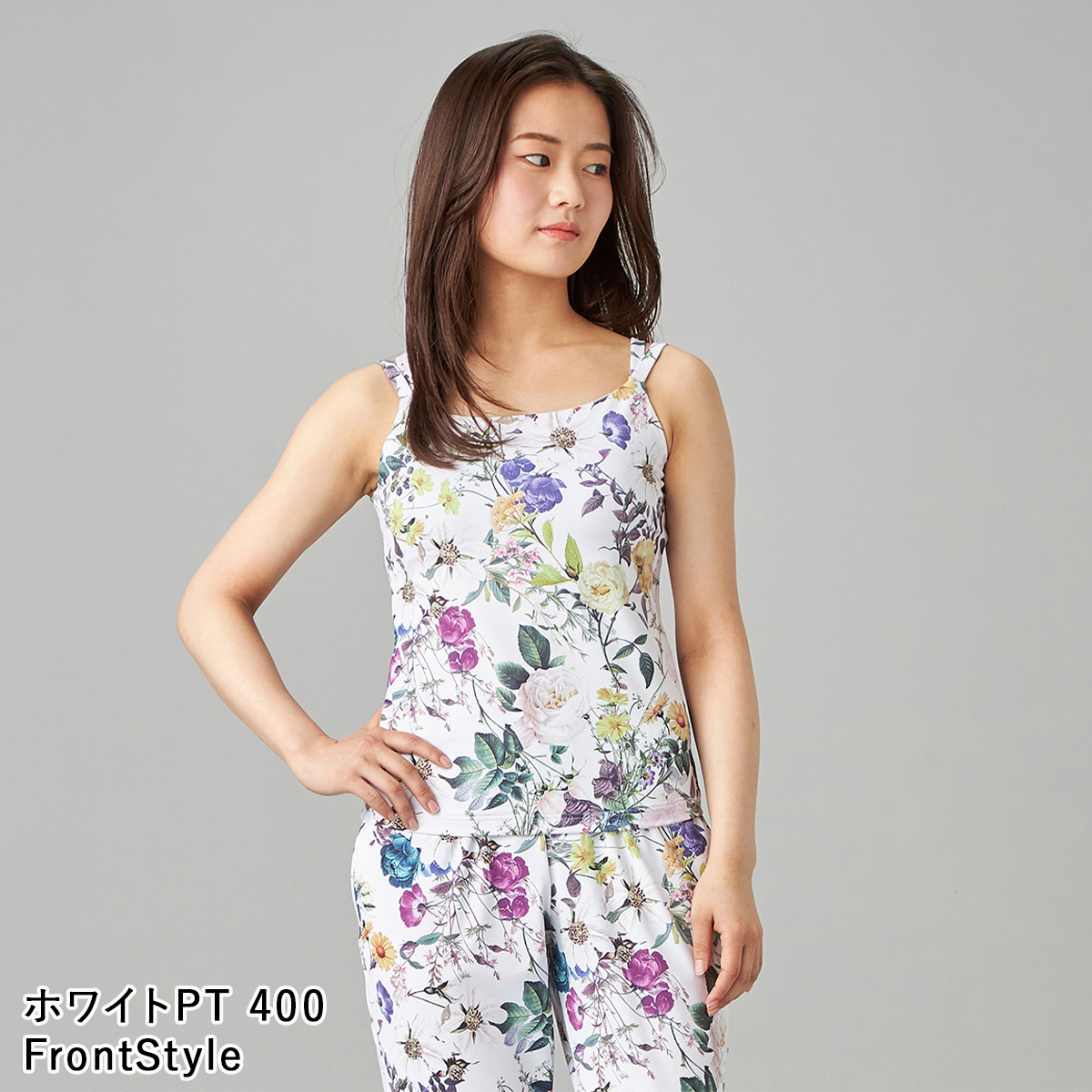 Chacott BALANCE チャコット ヨガウェア トップス ローズガーデンブラ