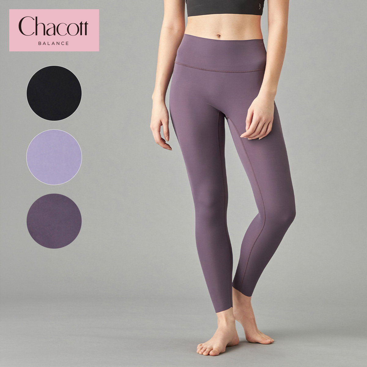 Chacott BALANCE チャコット ヨガウェア ボトムス ZENレギンス 256331