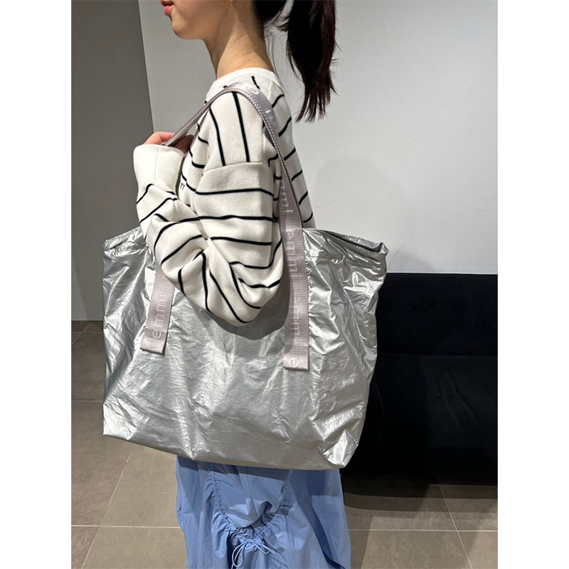 emmi - 【emmi yoga】ヨガウェア上下セット&トートバッグ(ネイビー) emmi yoga エミ ロゴビッグトートバッグ 13WGB251311 2025SS