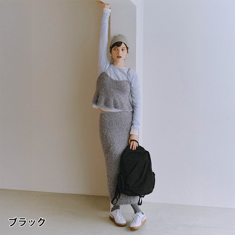 emmi WEAR eco 撥水ギャザーボディーバックパック 13WGB239304