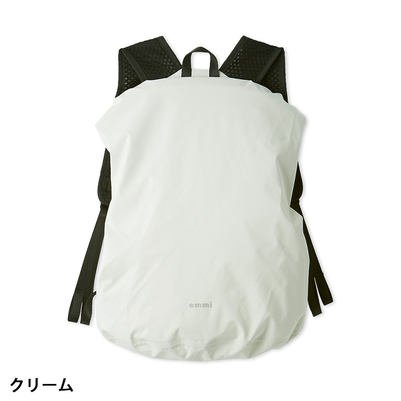 大人エレガントな★リュックにもなる★がま口バッグ♪(3wey)ホワイト❤︎ emmi セール エミ emmi eco ライトバックパック 13WGB255301 2025AW 秋