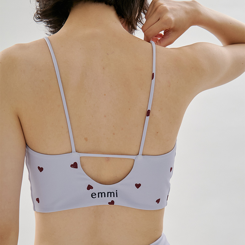 emmi yoga（エミヨガ） エミ emmi ヨガウェア トップス ハートパターン