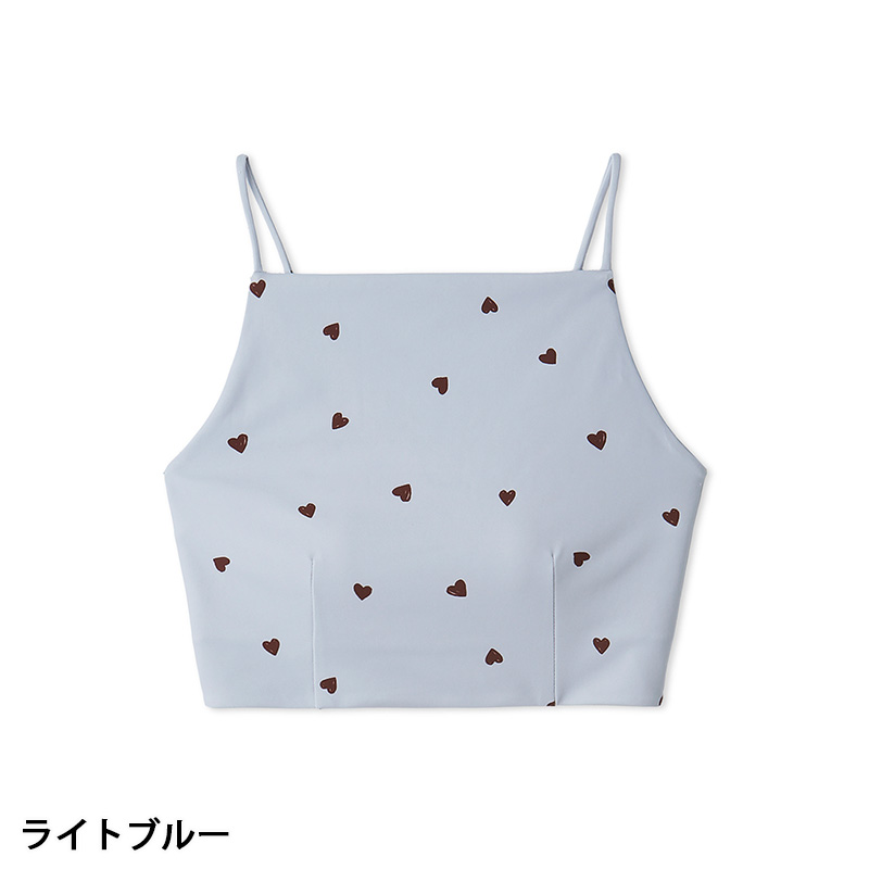 emmi yoga（エミヨガ） エミ emmi ヨガウェア トップス ハートパターン