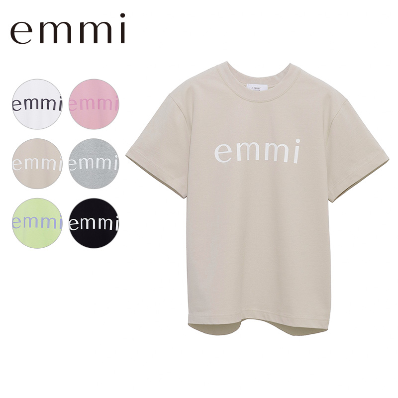 emmi エミ eco eco emmiロゴTシャツ 13WCT261090