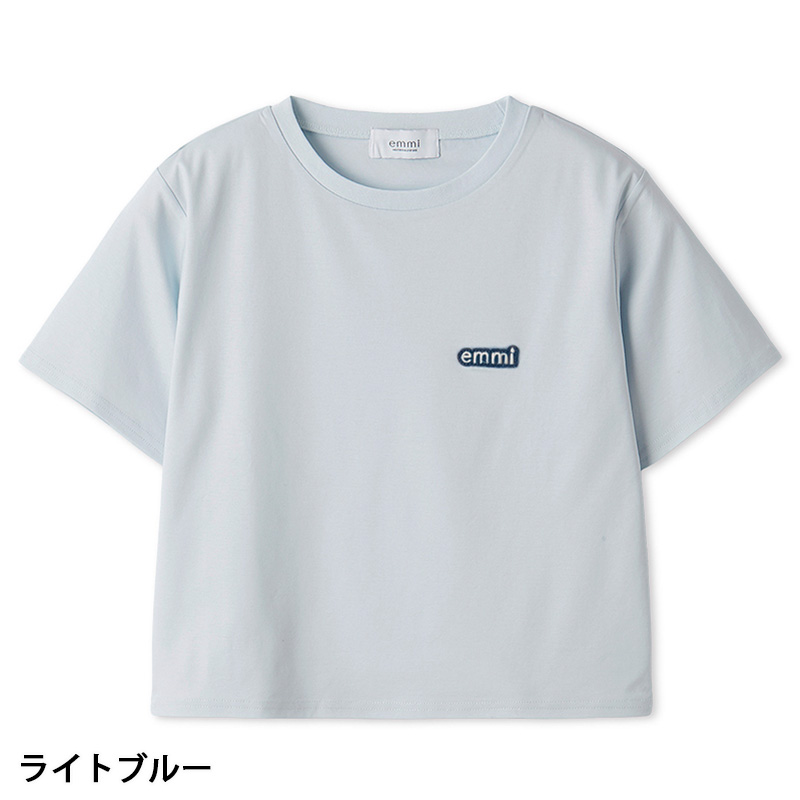 新品同＆極美　エミヨガ　ヨガウェア＆Tシャツ　水色×オレンジ　サイズ0 emmi yoga（エミヨガ） エミ ヨガ ヨガウェア トップス emmiロゴ