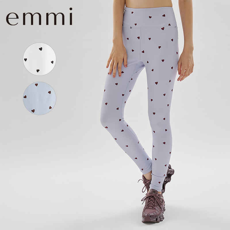 emmi yoga（エミヨガ） エミ emmi ヨガウェア ボトムス ハートパターン