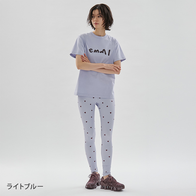 emmi yoga（エミヨガ） エミ emmi ヨガウェア ボトムス ハートパターン