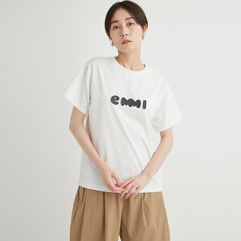emmi yoga エミヨガ ヨガウェア トップス eco UVカットemmiロゴT