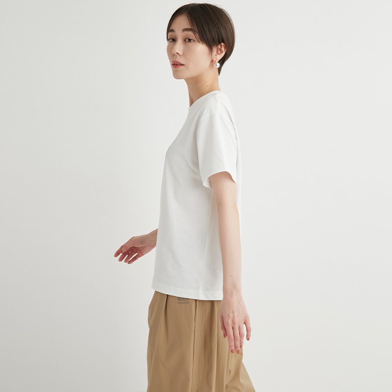 emmi yoga エミヨガ ヨガウェア トップス eco UVカットemmiロゴT