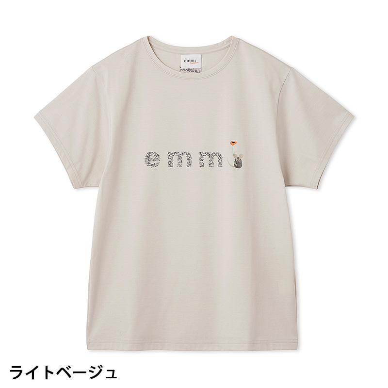エミ レオレオニ emmiロゴグラフィックTシャツ 13WCT254009