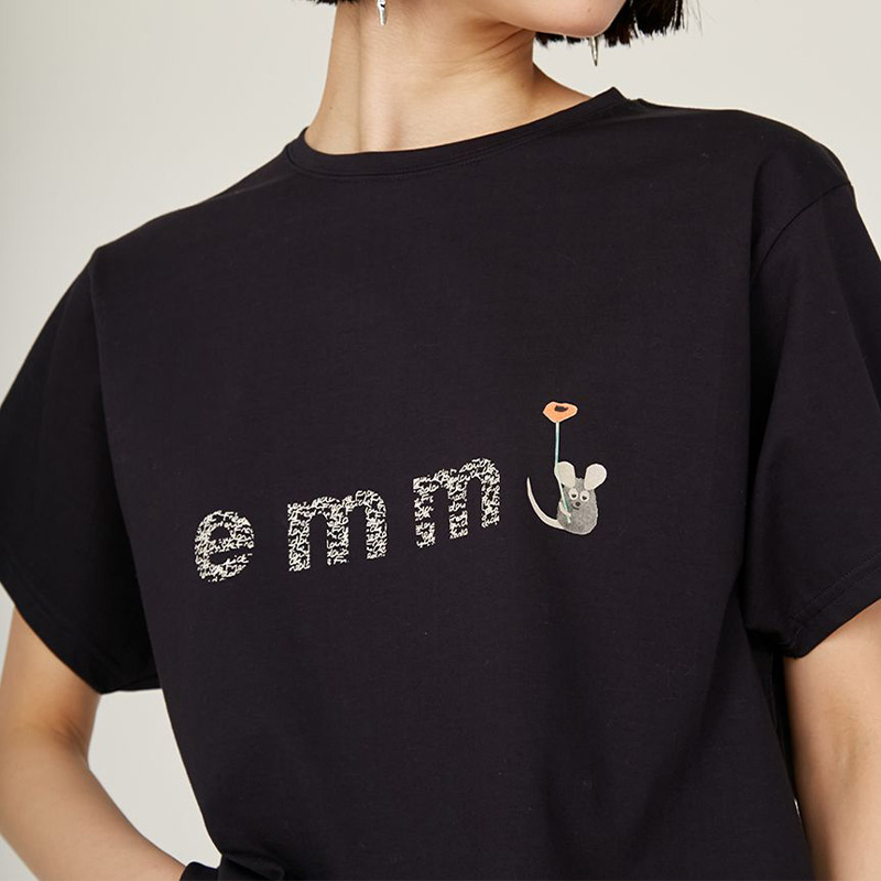 エミ レオレオニ emmiロゴグラフィックTシャツ 13WCT254009