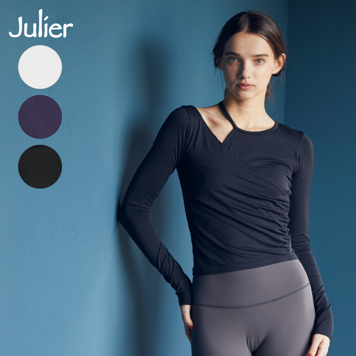 Julier ジュリエ ヨガウェア エコシーベア天ロングスリーブプルオーバー B1961JUB017