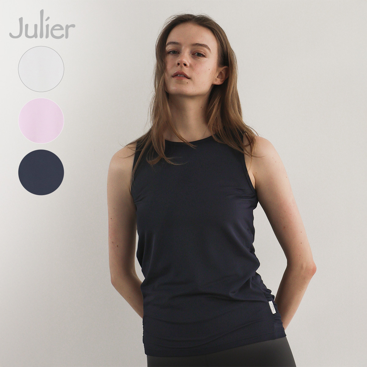 Julier ジュリエ Ecoco ベア天竺タンクトップ B1941TUB040