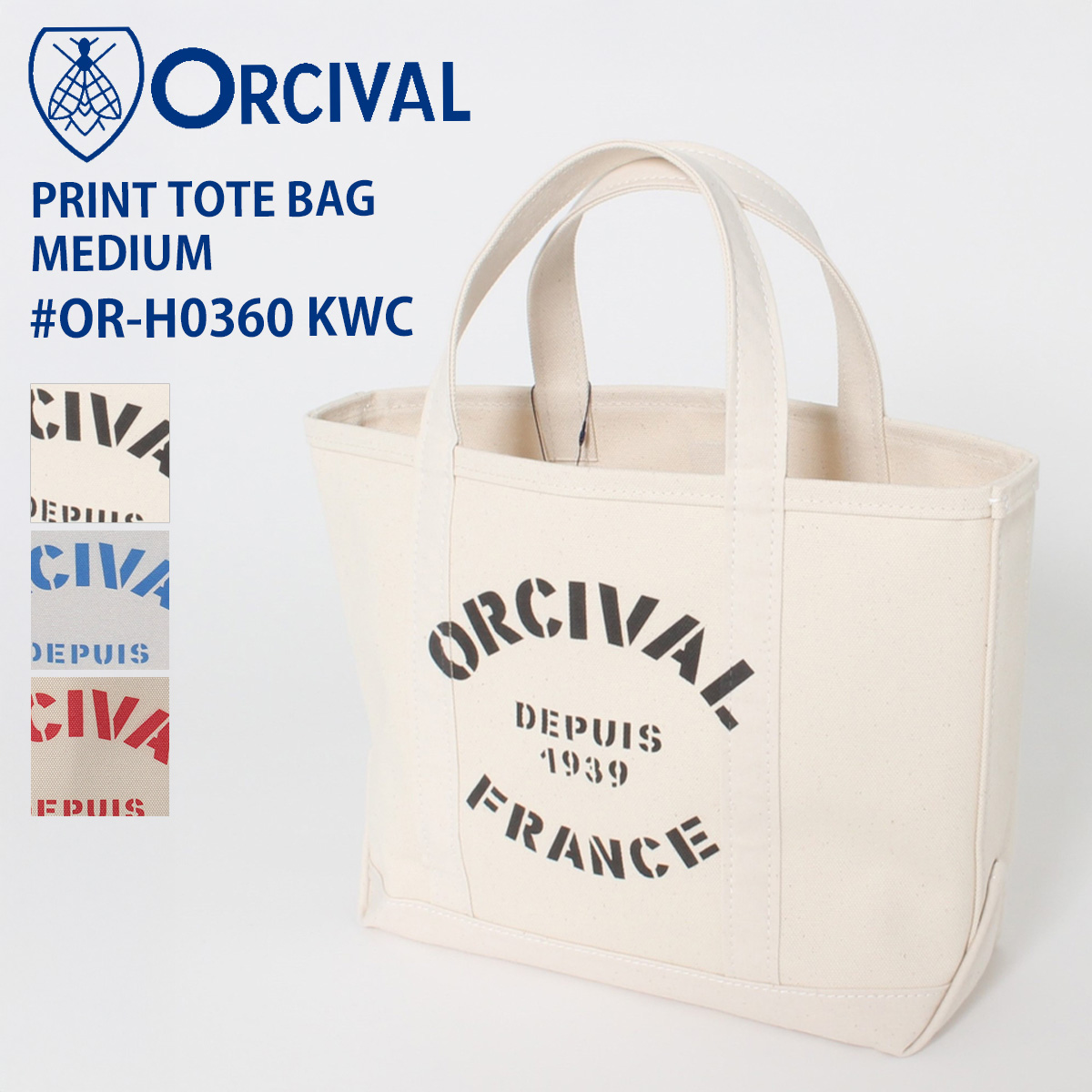 ORCIVAL（オーシバル） オーチバル プリントキャンバストートバッグ