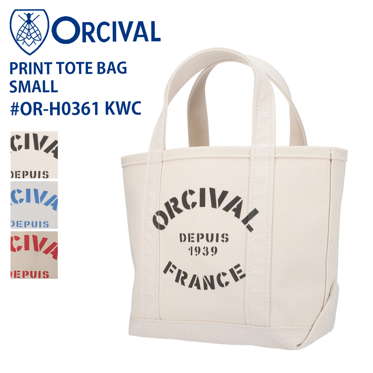 ORCIVAL（オーシバル） オーチバル プリントキャンバストートバッグ 