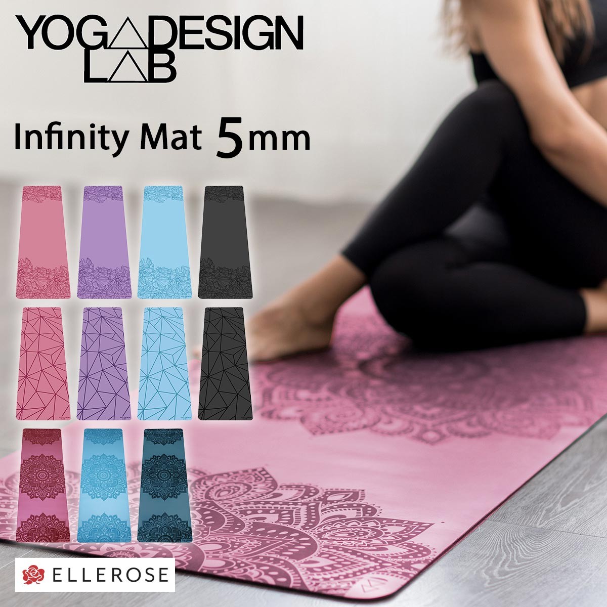 ヨガデザインラボ インフィニティマット5mm ストラップ付 YOGA DESIGN