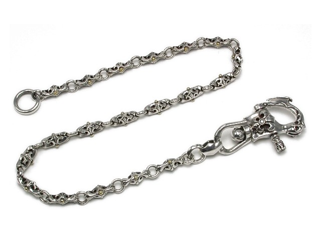 ウォレットチェーン　スターリングシルバー　シルバー925 シルバーアクセサリー シルバー925 スターリングシルバー
