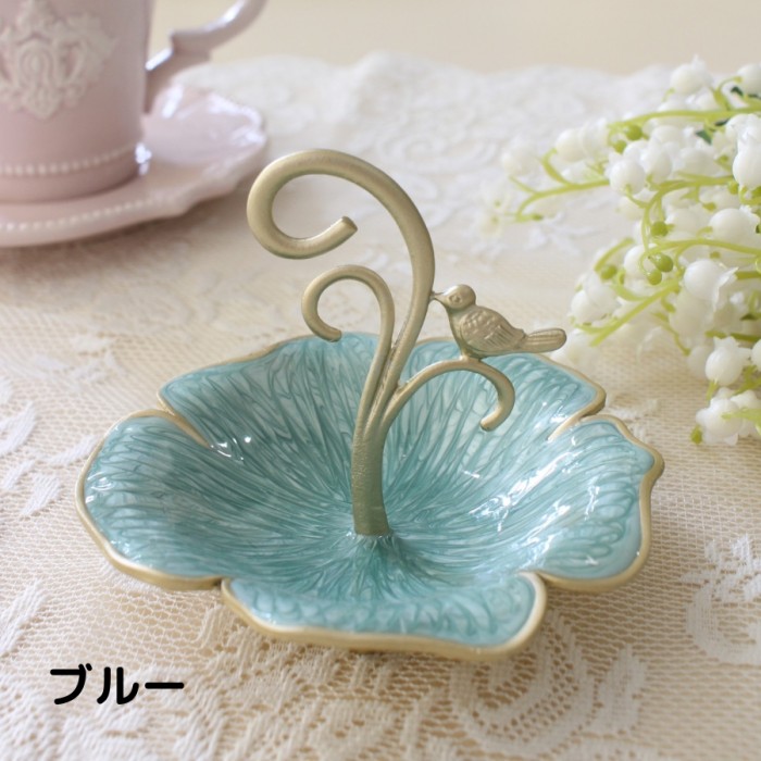 SALE30%OFF) アクセサリートレー リングホルダー ミニトレー フラワー